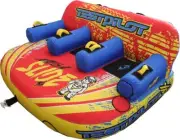 Test Pilot Mega Slide 3 Person Inflatable Towable Water Ski Tube TPMEGSLIDE