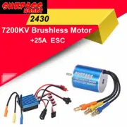 SURPASS HOBBY 2430 7200KV Sensorless Brushless Motor 25A ESC For 1/18 RC Car