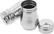 Alipis 2pcs Mini Stainless Steel for Kitchen Table Decor Travel Seasoning Dispensers High Capacity and Spice Containers for Cooking and Dining
