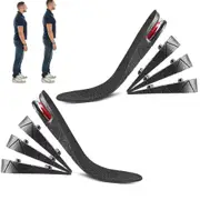 1 Pair 4-Layer Heel Insert Height Increase Insoles Air Taller Cushion Insoles