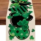 Table Runner 13&apos;&apos;X72&apos;&apos;, St. Patrick&apos;s Day-green