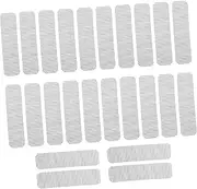 HOLIDYOYO Fix Fly Screen Windows 25pcs Window Screen Sticker Mesh Repair Kit Stopper Black
