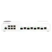 QNAP QSW-M2106-4C 10-PORT WEB MANAGED SWITCH, 10GbE SFP+/10GBASE-T(4), 2.5GbE(6)