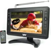 Tyler 9" Portable TV LCD Monitor Rechargeable Battery Powered Wireless HD-TV