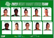 NETBALL WEST COAST FEVER CHAMPIONS TEAM PRINT POSTER,MELBOURNE VIXENS, NSW SWIFT