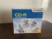 Verbatim CD-R Disc 700MB/80min Slim Jewel Cases 10/Pack