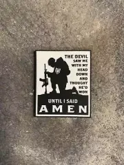 Until I said Amen PVC patch