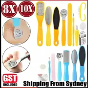 8/10X Manicure Foot Rasp File Hard Dead Skin Remover Pedicure Peeling Tools Kit