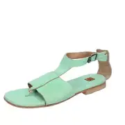 Women's Shoes MOMA 37 Eu Sandals Green Suede BK89-37