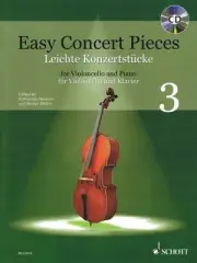 Easy Concert Pieces Volume 3 Cello and Piano String Book and CD NEW 049044780