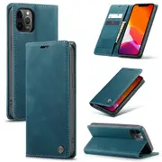 CaseMe iPhone 16 Pro Max Classic PU Leather Folio Case Cover Apple [Teal Green]