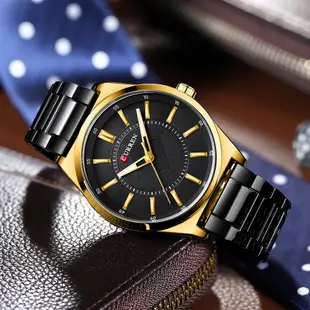Curren 頂級品牌奢華原創男士手錶時尚創意運動休閒石英防水禮品男士手錶 8407