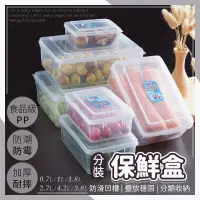 在飛比找蝦皮購物優惠-透明收納保鮮盒 透明塑膠盒 食物收納盒 pp保鮮盒 長型 方