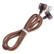 2Pcs 90 Degree Micro USB Fast Charging Cable 1m For S8 Oneplus 5t Xiaomi 6 Mi A1 Note 3 BROWN COLOR