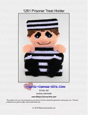 Prisoner/Criminal Treat Holder- Plastic Canvas Pattern or Kit
