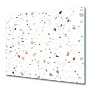 Glass Kitchen Chopping Board Worktop Saver Granite Colourful Modern 60x52