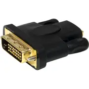 StarTech.com HDMIÂ® to DVI-D Video Cable Adapter - F/M - 1 x HDMI Digital Audio/Video Female - 1 x DVI-D Digital Video Male - Gold Connector -