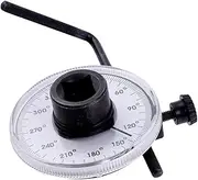 HOMOCONO Automotive Torque Angle Gauge Tool Set Easy Reset Chrome Vanadium Steel for Long Lasting Use