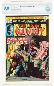 Supernatural Thrillers #13 1975 CBCS 9.0 "The Living Mummy" by Marvel Comics