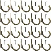 174 Pcs Clothes Hook Coffee Mug Holder Wall Mount Jewelry Hooks Coffee Cup Hanger for Wall Mug Rack Kids Wall Hooks Single Hook with Screw Eye Hook Zinc Alloy Child Key
