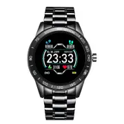 Smart Watch Men LED Screen Heart Rate Monitor Blood Pressure Fitness tracker Sport Watch Waterproof Smartwatch - Black