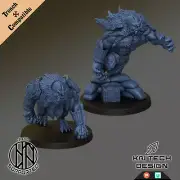 Sultanate Feral Beasts (2) | Trench Compatible | Kaitech Design | 32mm scale