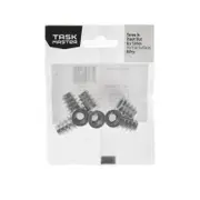 Taskmaster M6 x 13mm Screw-In Insert Nut Flat Surfaces - 8 Pack