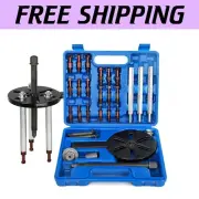 21-in-1 Heavy-Duty Bearing Puller Set with Durable Storage - Curved Hook Design