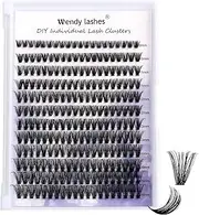 Cluster Lashes Individual 40D Lash Extensions C/D Curl Wispy DIY Lashes 8-16mm Mixed Length Lashes Cluster Comfortable Reusable Eyelash Extensions for Beginners(40D-D,8-16mm Mixed)