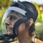 Full Face Welding Mask Kitchen Transparent Shield Facial Anti-fog Head Co-E9