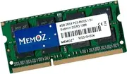 Memoz DDR3 Laptop RAM, 4GB, 1066/1067 MHz, PC3-8500S, SoDimm, 204-Pin, 1.5V