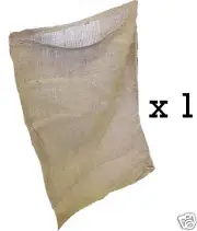 (1) 18x30 Burlap Bags Sacks, Potato Sack Race Bags Sandbags Home Depot Wholesale