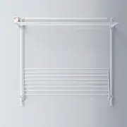 Foxydry Wall Plus: Advanced Wall-Mounted Drying Rack – Space-Saving, Robust, and Efficient Wall Plus 152 cm Left White (Limited Edition)