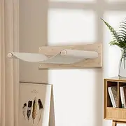 MeowHomm Cat Hammock for Wall, Cat Beds and Perches for Indoor Cats Wooden Cat Wall Furniture Beds, Cat Bed Cat Perch for Sleeping, Climbing and Playing