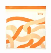 IKEA ISTAD Resealable Storage Bags 25 Pack Sizes 3qt New Freezer Bags