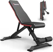 Adjustable Weight Bench Press for Strength Training - Foldable Sit Up Equipment