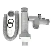 Flexible Sink Drain Pipe with Adapter Expandable Drain Tubing Pipe