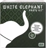 SolidRoots White Elephant Holiday Gift Exchange Party Kit Free Shipping