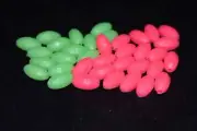 Glow Beads Luminous attractor fishing soft oval floating beads