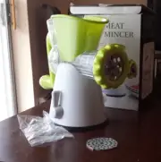 Meat Grinder / Meat Mincer with 2 Attachments New In Box