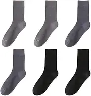 [svlftecon] Unisex Crew Socks for Summer Thin Deodorant Solid Color Series 8