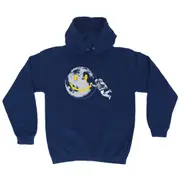 Austraunaught Smile Spray Paint Moon - Funny Novelty Hoodies Hoodie