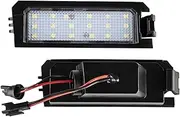 DEMULAX 2Pcs LED Number License Plate Light, for Kia Rio 4 Niro Cadenza K5 K7, for Hyundai i30 PD Elantra GT, for Sonata Veloster, for Tucson NX4 Venue Car Number Plate Light