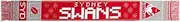 AFL Sydney Swans Mens Adults Winter Wonderland Ugly Scarf, OSFM
