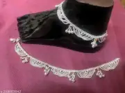 Women Anklet Bracelet Silver Plated Ankle Chain India Payal Jewelry Anklets Gift