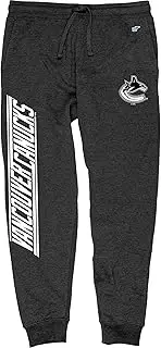 Blue 84 Men's NHL Officially Licensed Sweatpants Jogger Charcoal