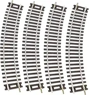 [rockible] 4Pcs HO Scale Track Model Train Track DIY Projects Model Railway Accessory for 1:87 Toy Gatherings Preschool Kindergarten, 19.5cmx3cm