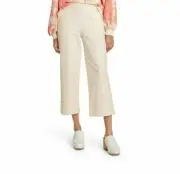 Rachel Comey Target Cream High Rise Cuffed Leg Crop Pants Size 16 /18W PLUS NEW