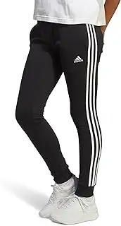 [adidas] Women's Plus Size Essentials 3-Stripes French Terry Cuffed Pants
