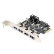 PCI-E to USB3.0 four-port expansion card Rear/pcie to 4-port usb3.0 adapter